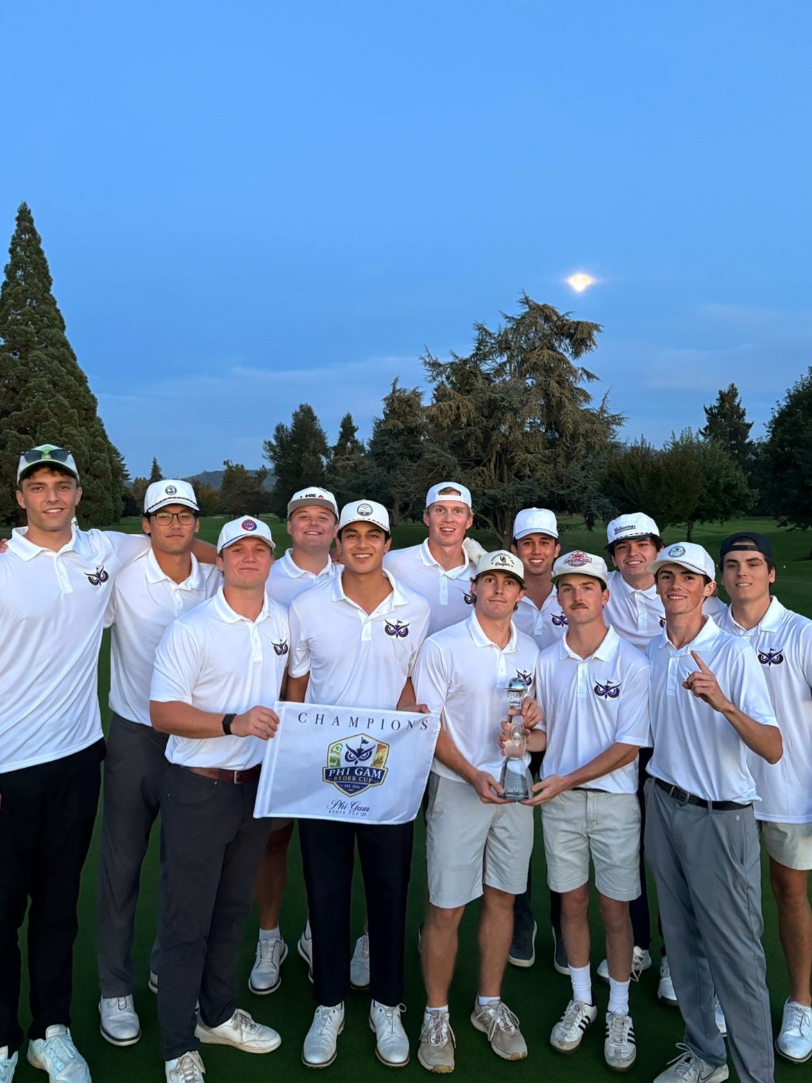 Phi Gam Ryder Cup champions artwork celebrating Team Mansion